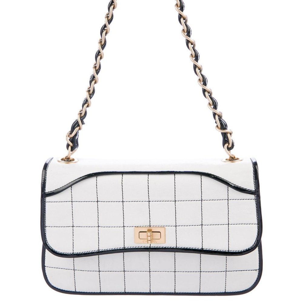 CHANEL Square Quilt Leather Reissue Flap Bag GHW